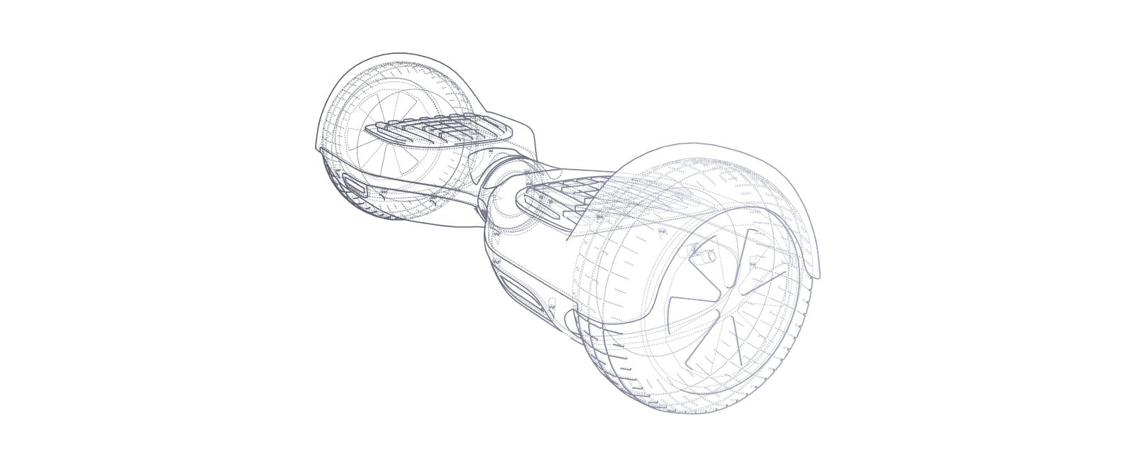 escooter-wireframe